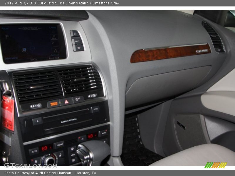 Ice Silver Metallic / Limestone Gray 2012 Audi Q7 3.0 TDI quattro