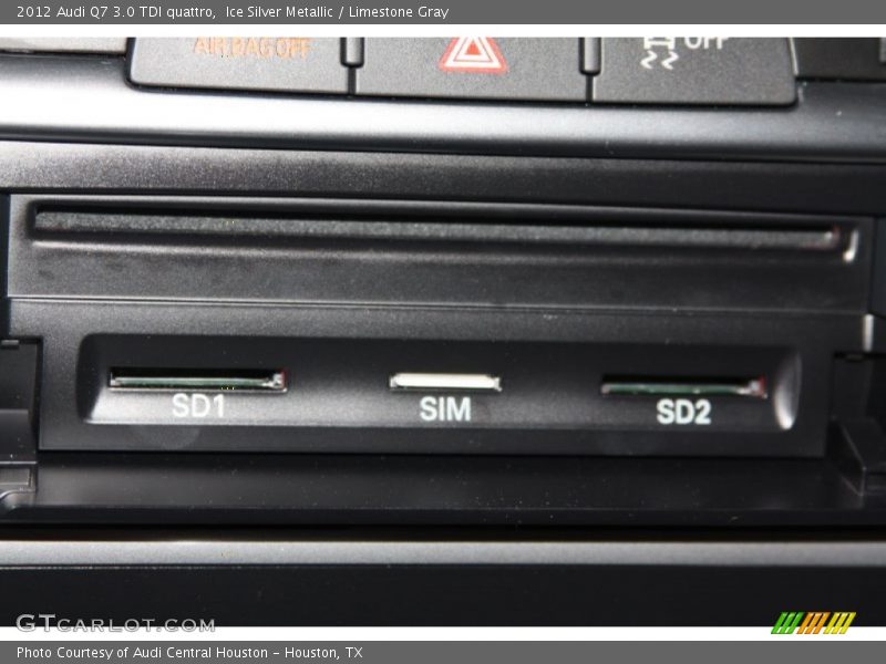 Ice Silver Metallic / Limestone Gray 2012 Audi Q7 3.0 TDI quattro