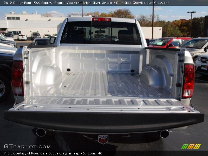 Bright Silver Metallic / Dark Slate Gray/Medium Graystone 2012 Dodge Ram 1500 Express Regular Cab 4x4