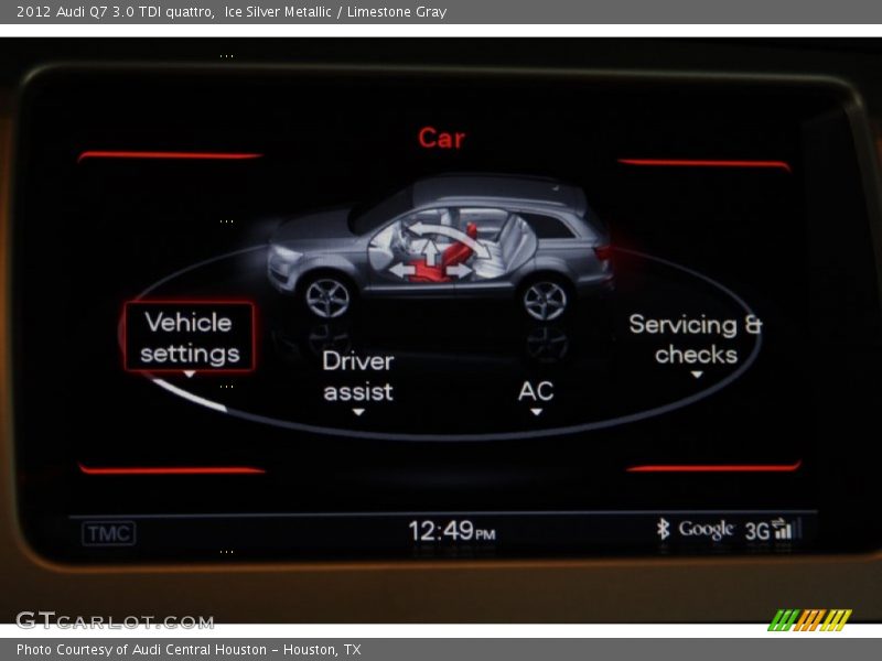 Ice Silver Metallic / Limestone Gray 2012 Audi Q7 3.0 TDI quattro