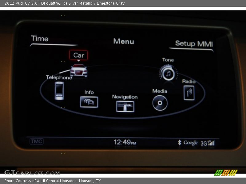 Ice Silver Metallic / Limestone Gray 2012 Audi Q7 3.0 TDI quattro
