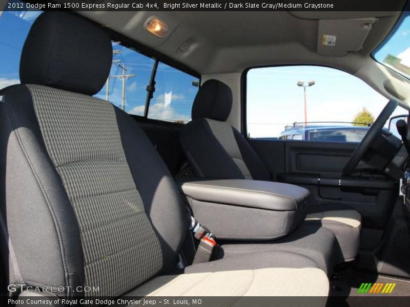 Bright Silver Metallic / Dark Slate Gray/Medium Graystone 2012 Dodge Ram 1500 Express Regular Cab 4x4
