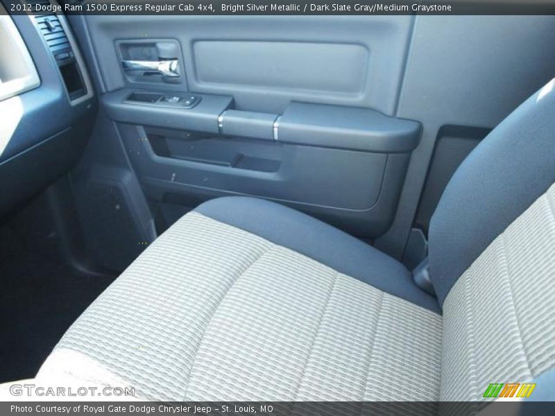 Bright Silver Metallic / Dark Slate Gray/Medium Graystone 2012 Dodge Ram 1500 Express Regular Cab 4x4