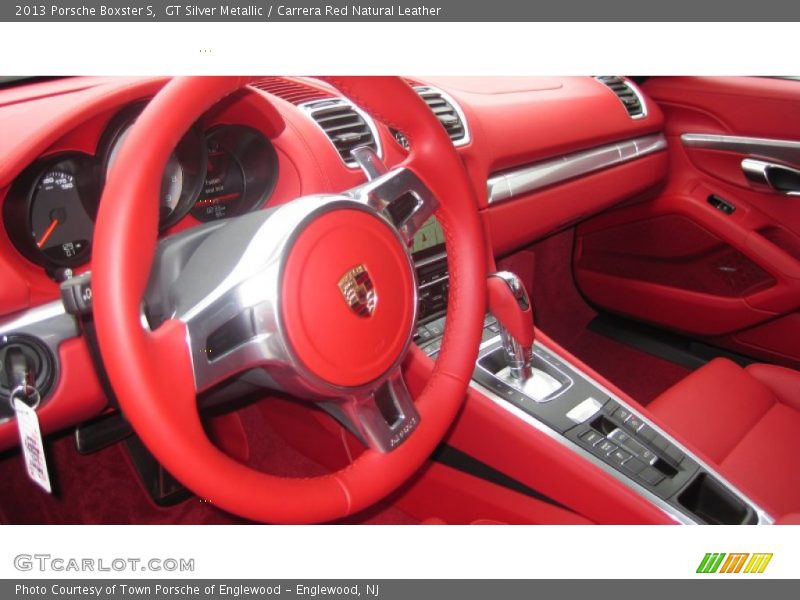 GT Silver Metallic / Carrera Red Natural Leather 2013 Porsche Boxster S