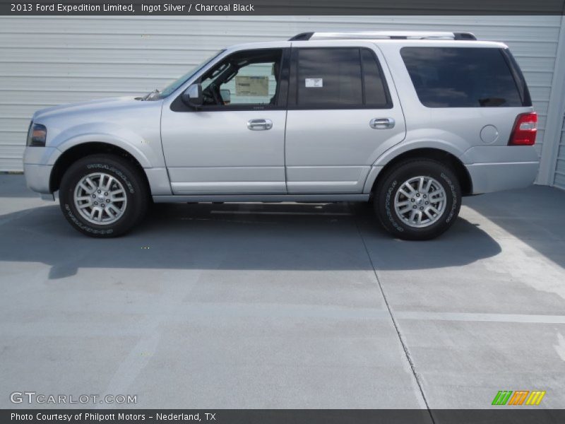Ingot Silver / Charcoal Black 2013 Ford Expedition Limited