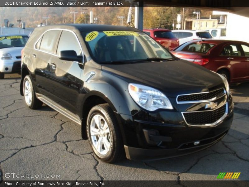 Black / Light Titanium/Jet Black 2011 Chevrolet Equinox LS AWD