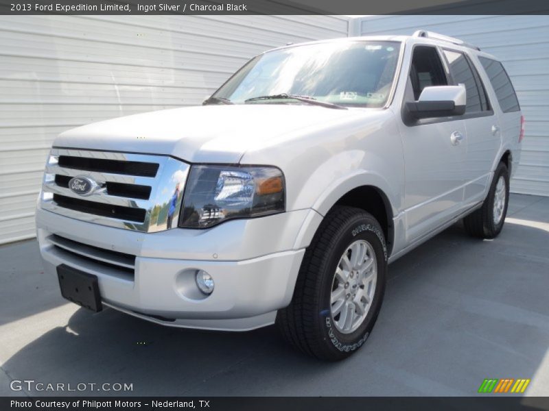 Ingot Silver / Charcoal Black 2013 Ford Expedition Limited