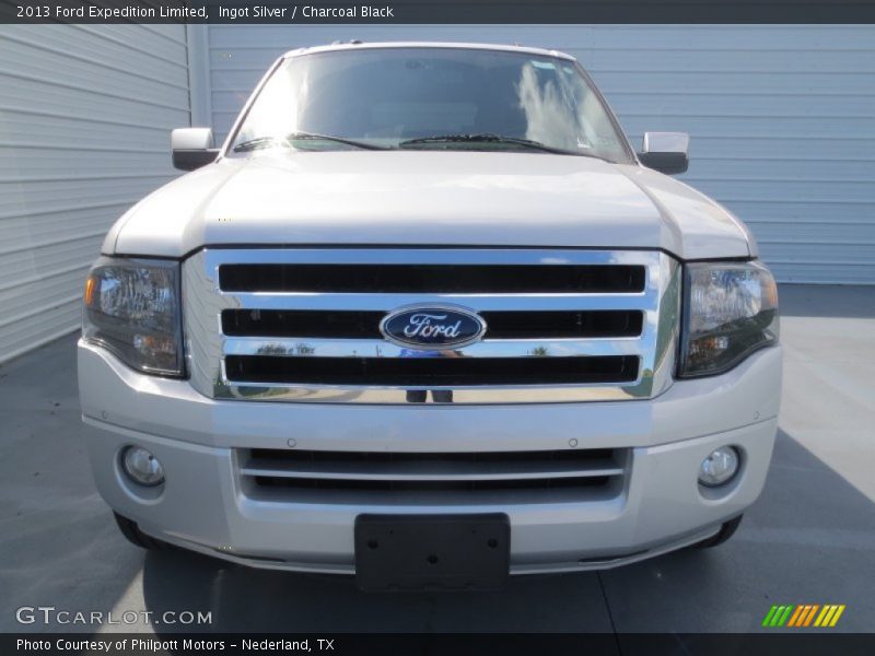 Ingot Silver / Charcoal Black 2013 Ford Expedition Limited