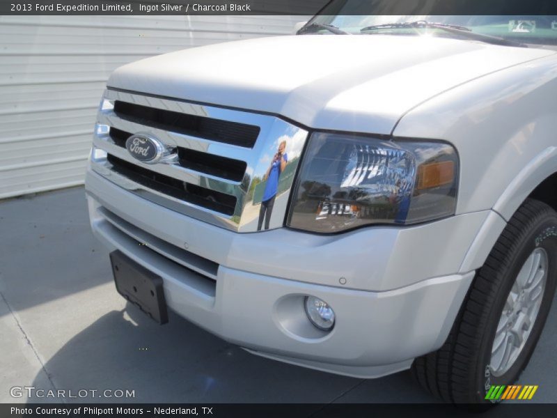 Ingot Silver / Charcoal Black 2013 Ford Expedition Limited