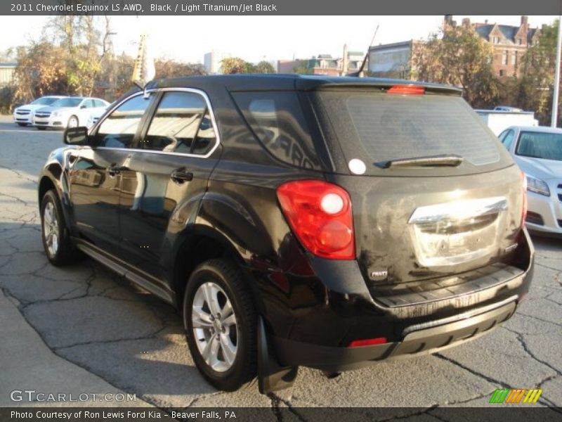 Black / Light Titanium/Jet Black 2011 Chevrolet Equinox LS AWD