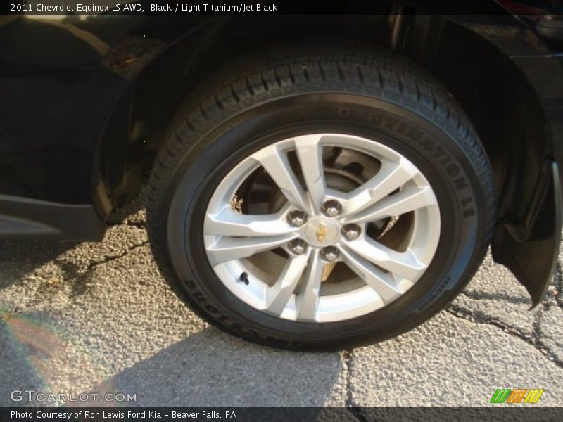 Black / Light Titanium/Jet Black 2011 Chevrolet Equinox LS AWD
