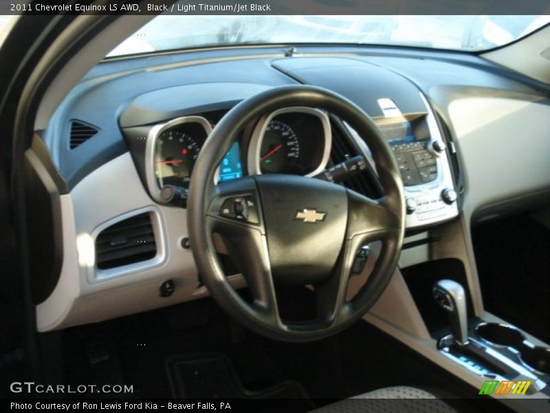Black / Light Titanium/Jet Black 2011 Chevrolet Equinox LS AWD