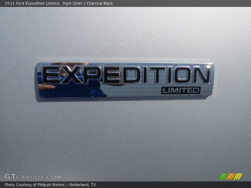 Ingot Silver / Charcoal Black 2013 Ford Expedition Limited