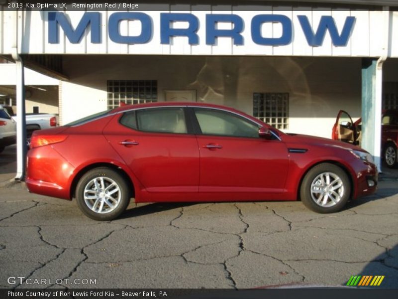 Remington Red / Beige 2013 Kia Optima LX