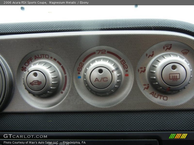 Controls of 2006 RSX Sports Coupe