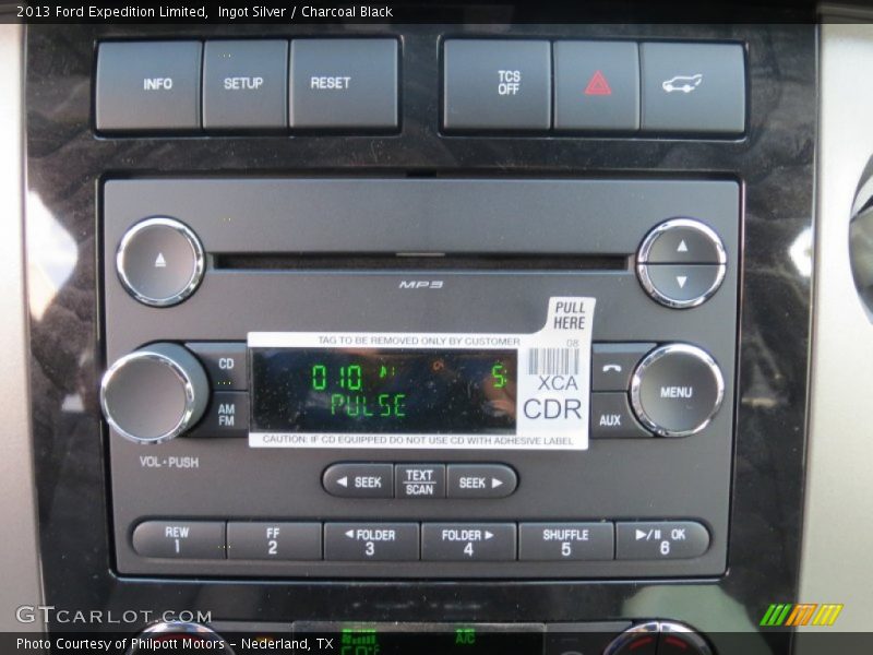 Ingot Silver / Charcoal Black 2013 Ford Expedition Limited