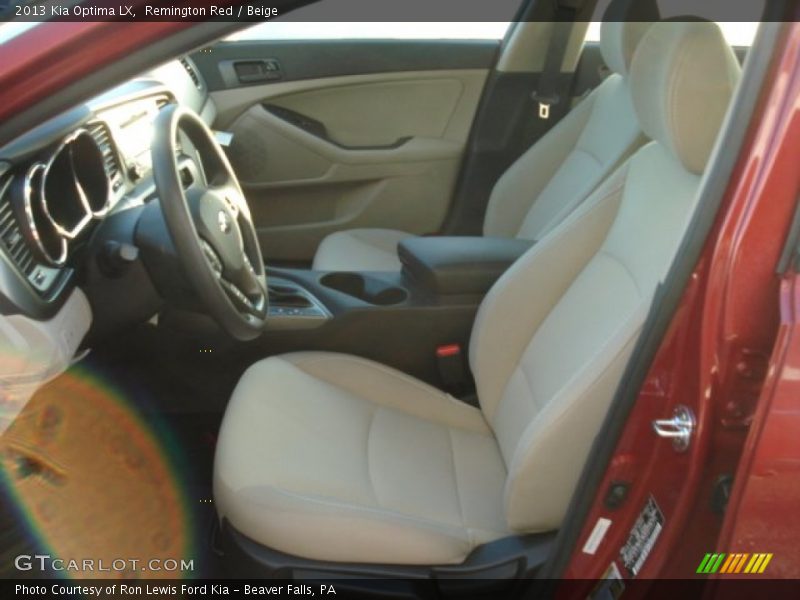 Remington Red / Beige 2013 Kia Optima LX