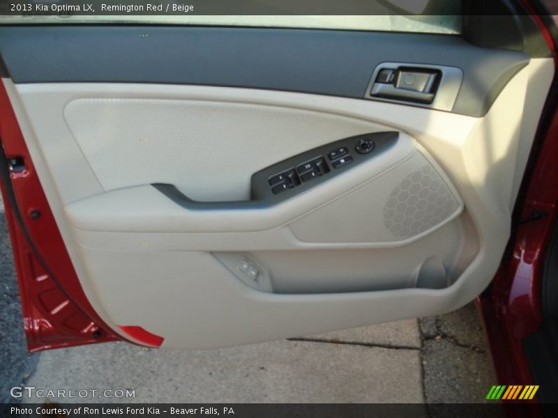 Remington Red / Beige 2013 Kia Optima LX