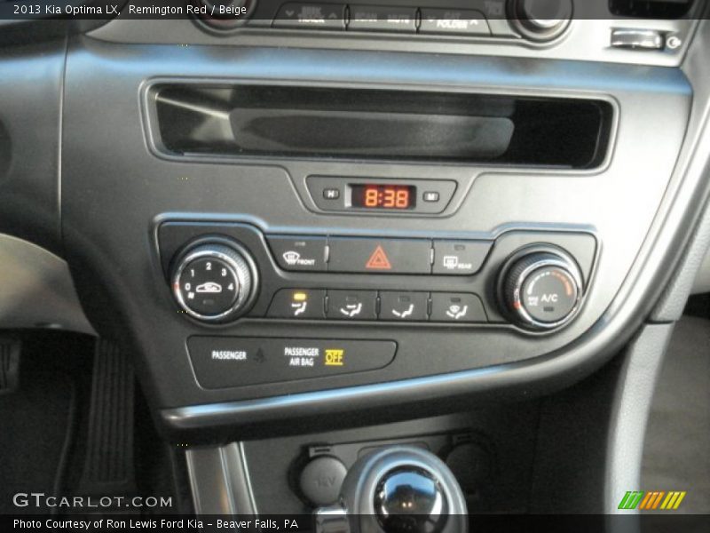 Remington Red / Beige 2013 Kia Optima LX