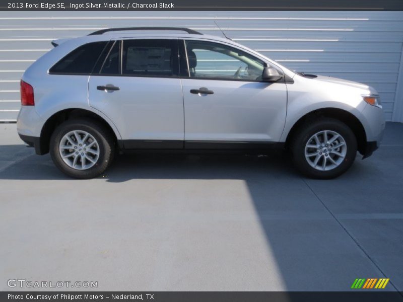 Ingot Silver Metallic / Charcoal Black 2013 Ford Edge SE