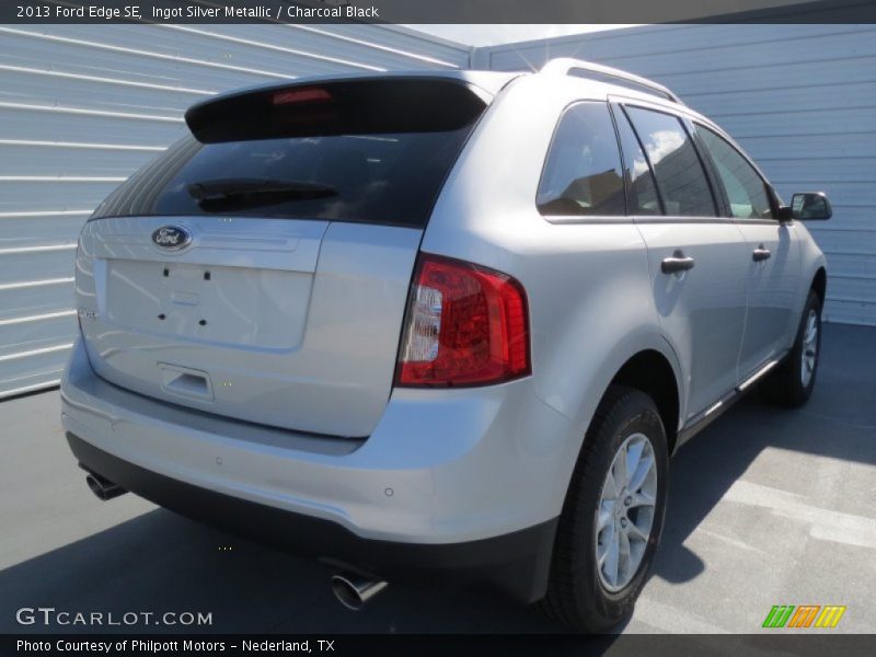 Ingot Silver Metallic / Charcoal Black 2013 Ford Edge SE