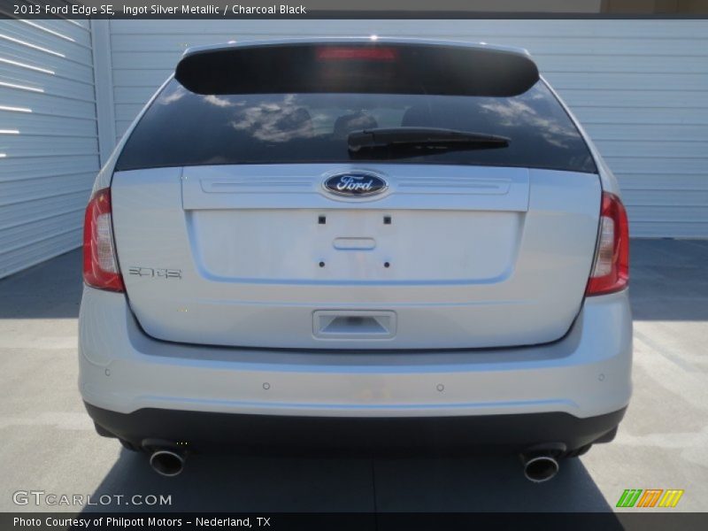 Ingot Silver Metallic / Charcoal Black 2013 Ford Edge SE
