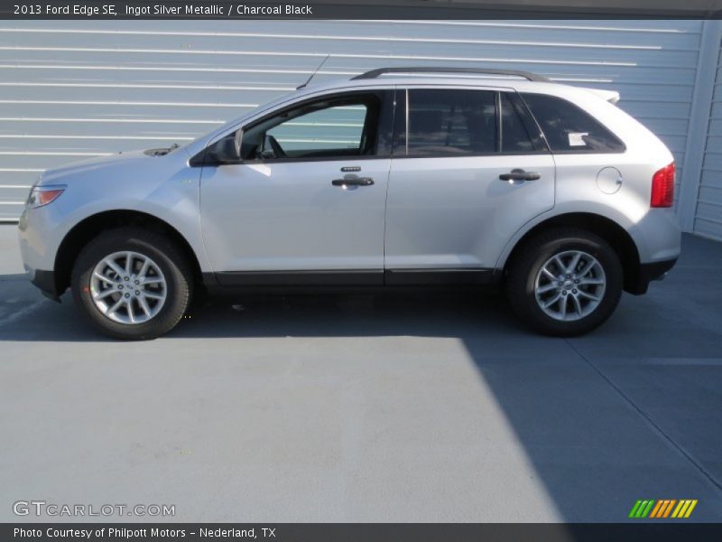 Ingot Silver Metallic / Charcoal Black 2013 Ford Edge SE