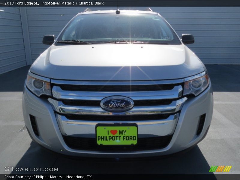 Ingot Silver Metallic / Charcoal Black 2013 Ford Edge SE