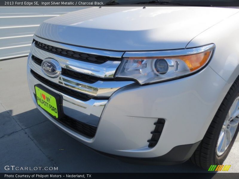 Ingot Silver Metallic / Charcoal Black 2013 Ford Edge SE