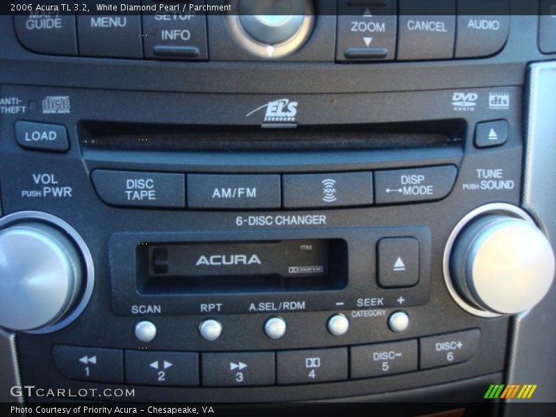 White Diamond Pearl / Parchment 2006 Acura TL 3.2