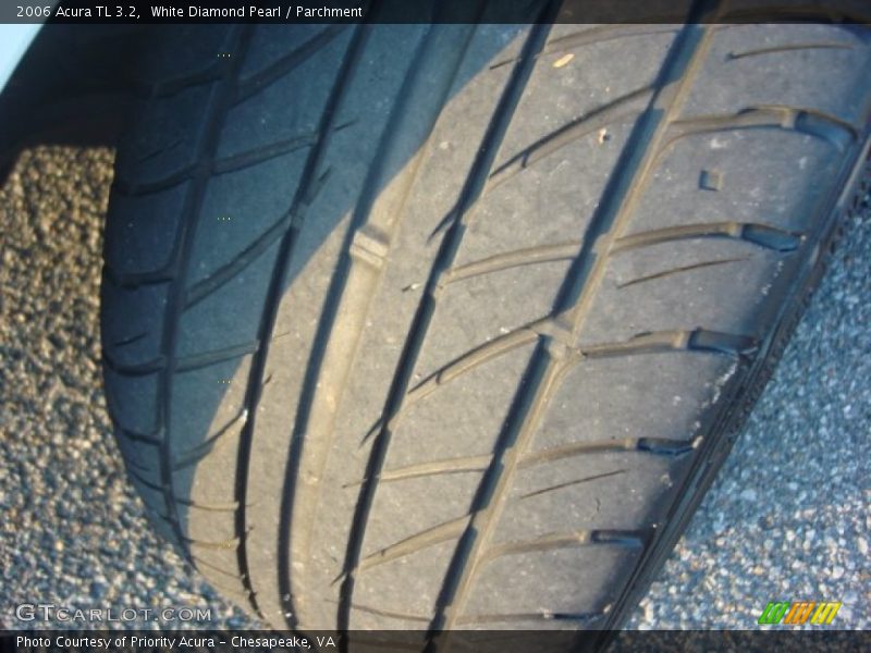 White Diamond Pearl / Parchment 2006 Acura TL 3.2