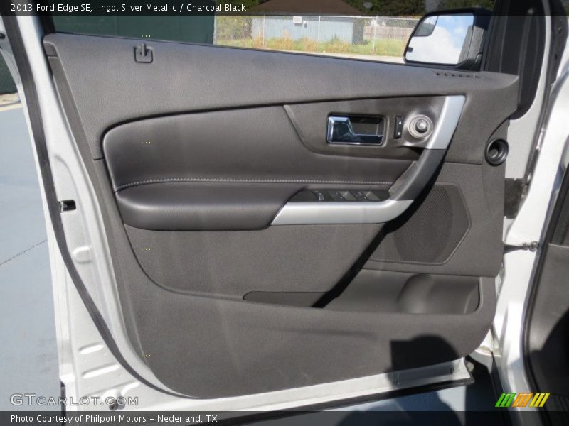 Ingot Silver Metallic / Charcoal Black 2013 Ford Edge SE