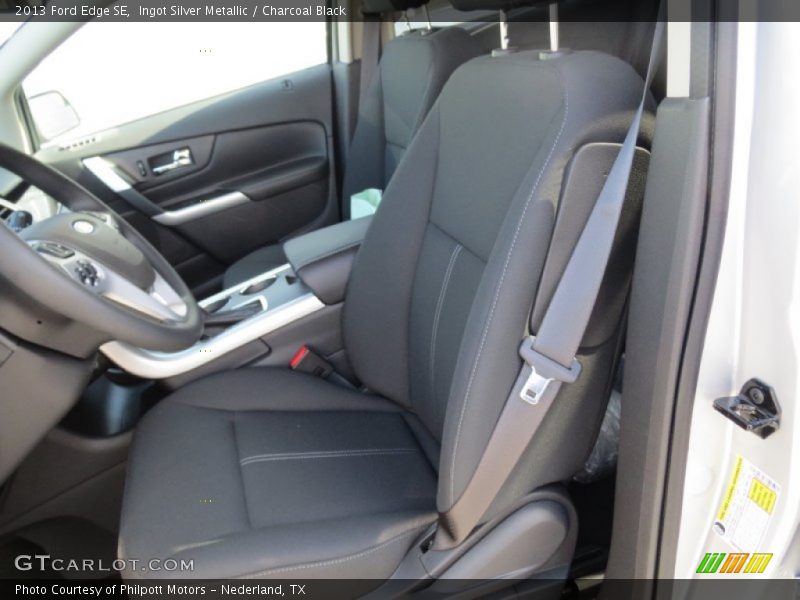 Ingot Silver Metallic / Charcoal Black 2013 Ford Edge SE
