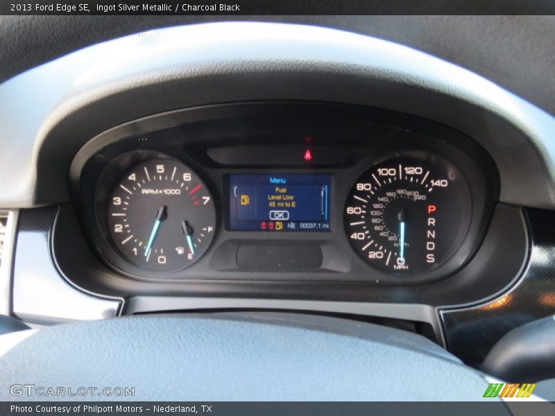 Ingot Silver Metallic / Charcoal Black 2013 Ford Edge SE