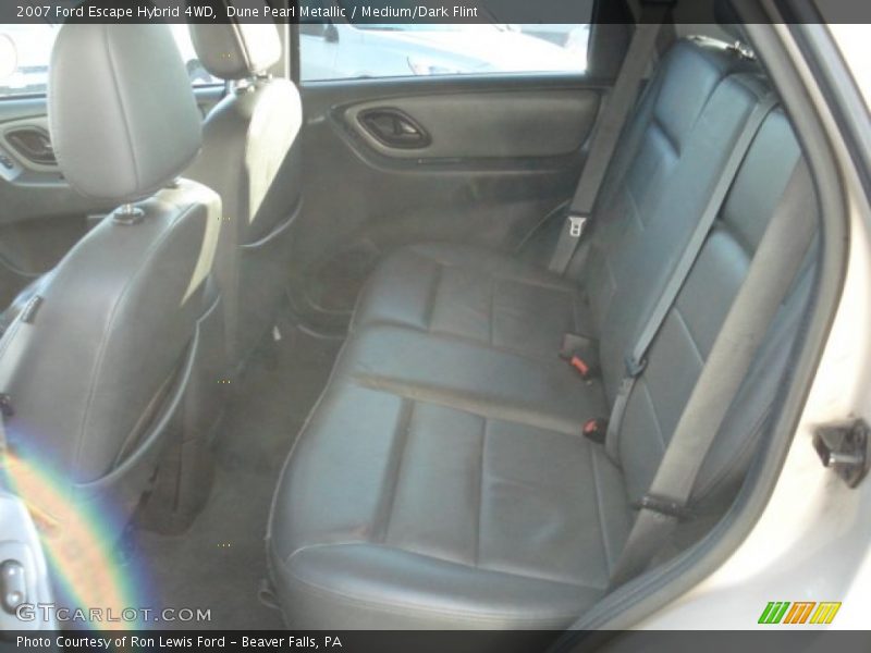 Dune Pearl Metallic / Medium/Dark Flint 2007 Ford Escape Hybrid 4WD