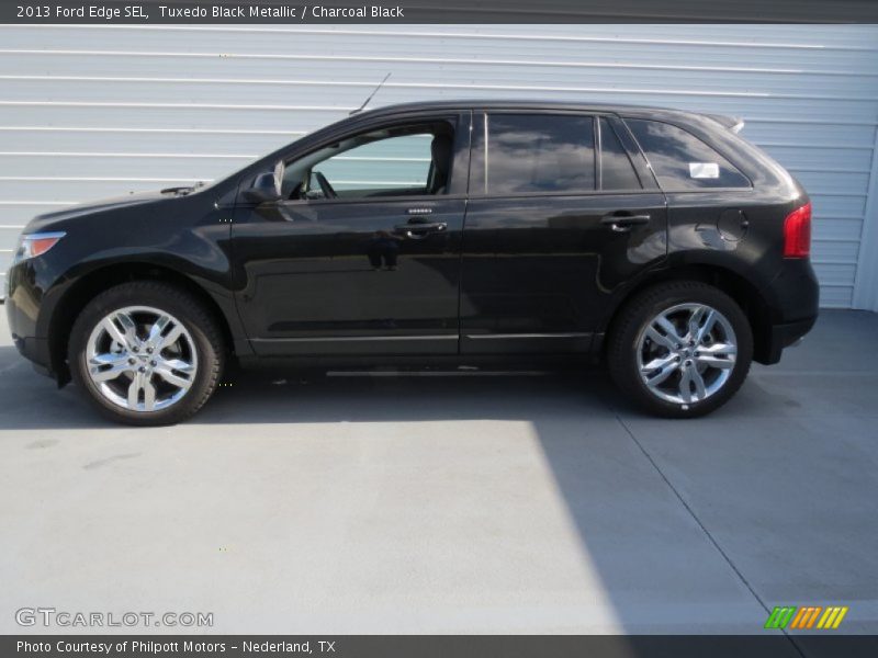 Tuxedo Black Metallic / Charcoal Black 2013 Ford Edge SEL