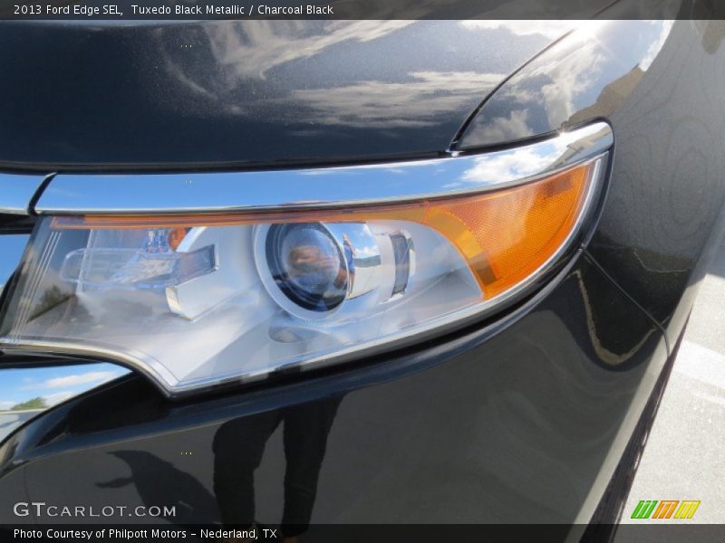 Tuxedo Black Metallic / Charcoal Black 2013 Ford Edge SEL