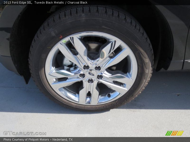 Tuxedo Black Metallic / Charcoal Black 2013 Ford Edge SEL