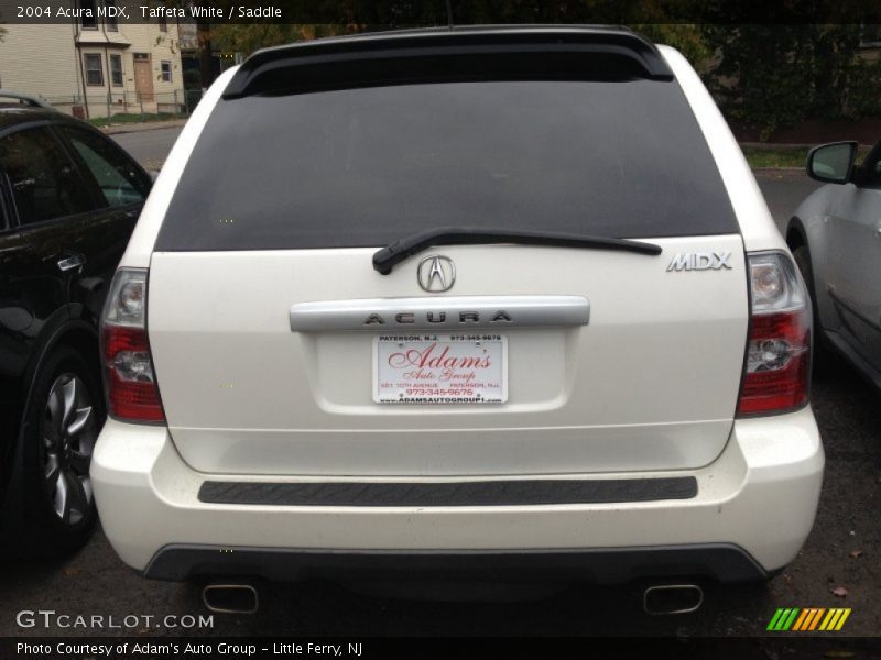 Taffeta White / Saddle 2004 Acura MDX
