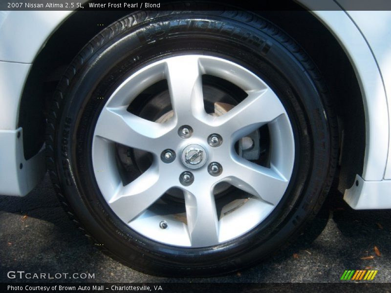 Winter Frost Pearl / Blond 2007 Nissan Altima 2.5 SL