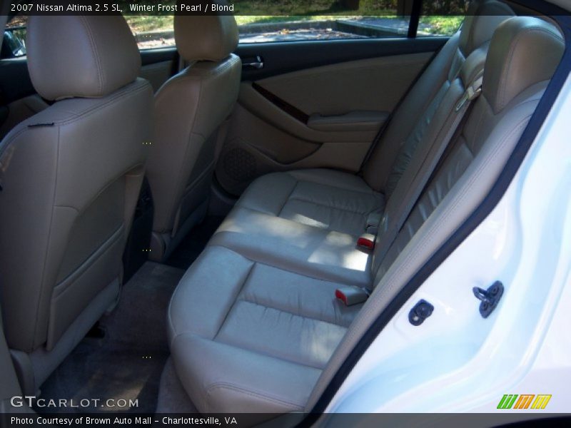 Winter Frost Pearl / Blond 2007 Nissan Altima 2.5 SL