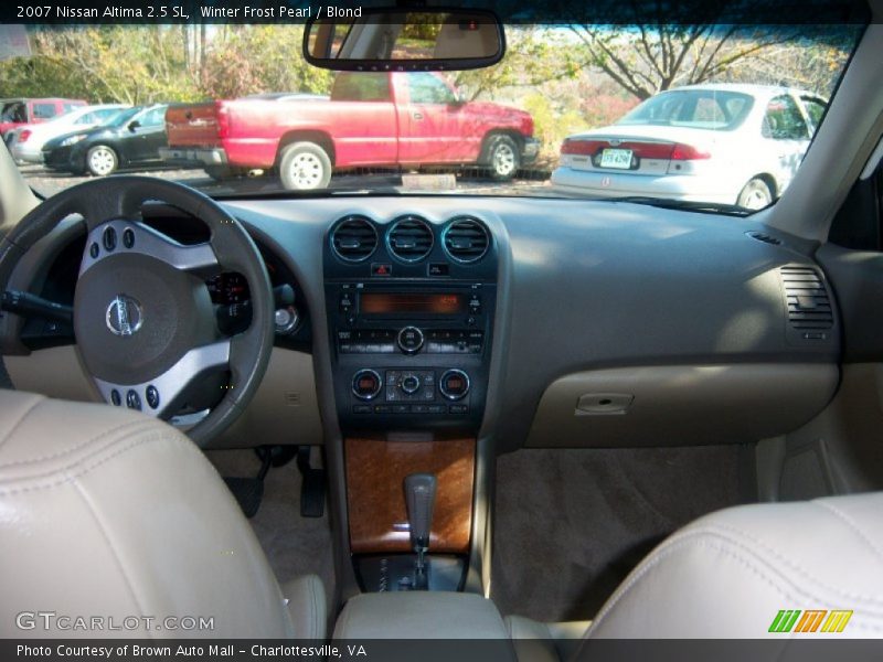 Winter Frost Pearl / Blond 2007 Nissan Altima 2.5 SL