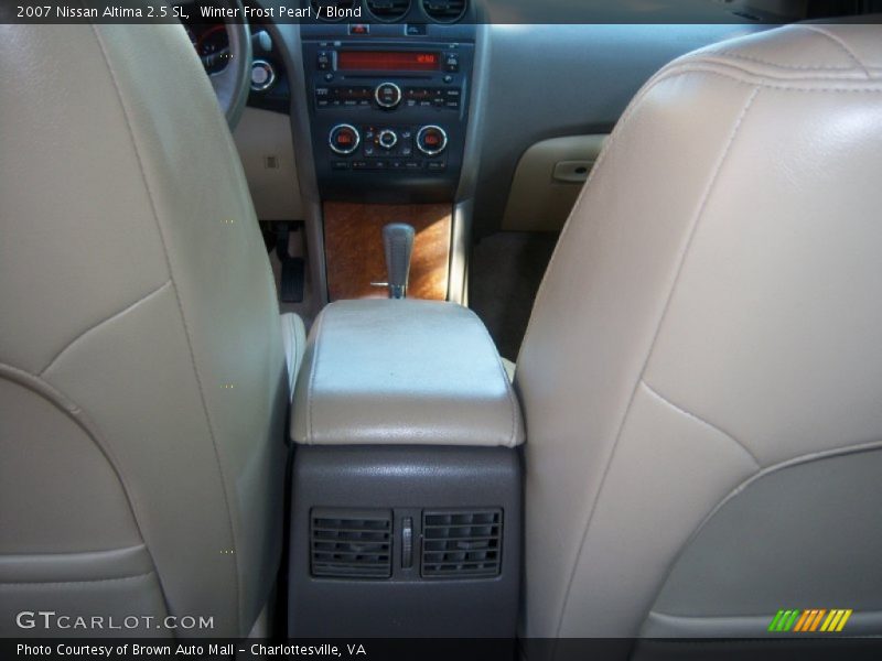 Winter Frost Pearl / Blond 2007 Nissan Altima 2.5 SL