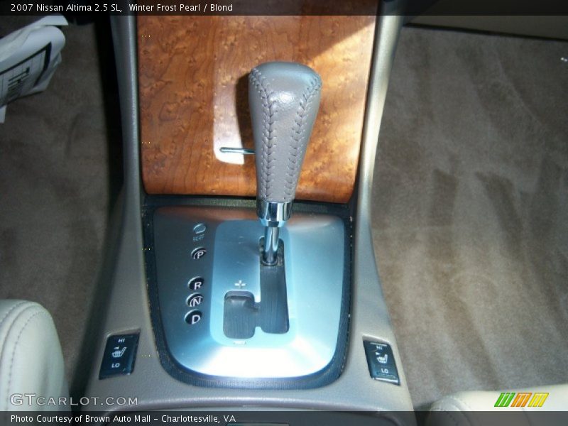 Winter Frost Pearl / Blond 2007 Nissan Altima 2.5 SL