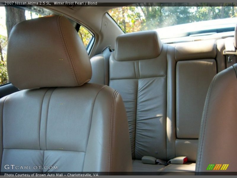 Winter Frost Pearl / Blond 2007 Nissan Altima 2.5 SL