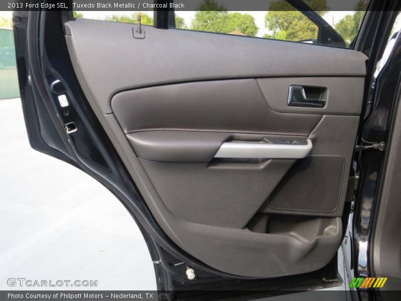 Tuxedo Black Metallic / Charcoal Black 2013 Ford Edge SEL