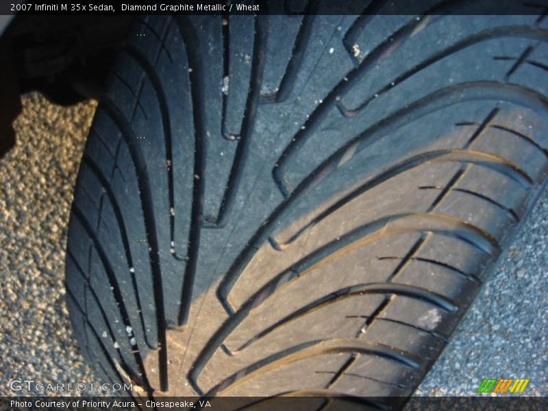 Diamond Graphite Metallic / Wheat 2007 Infiniti M 35x Sedan