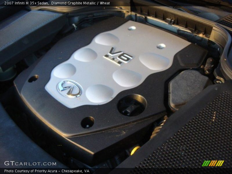 Diamond Graphite Metallic / Wheat 2007 Infiniti M 35x Sedan