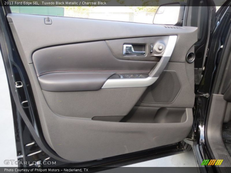 Tuxedo Black Metallic / Charcoal Black 2013 Ford Edge SEL