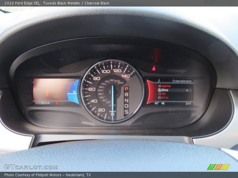 Tuxedo Black Metallic / Charcoal Black 2013 Ford Edge SEL